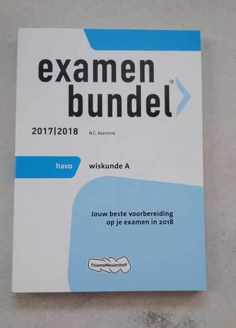 9789006392005-Examenbundel-havo-Wiskunde-A-20172018
