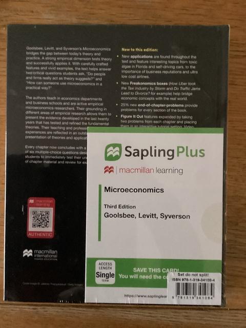 9781319341084-Microeconomics-plus-SaplingPlus-Access