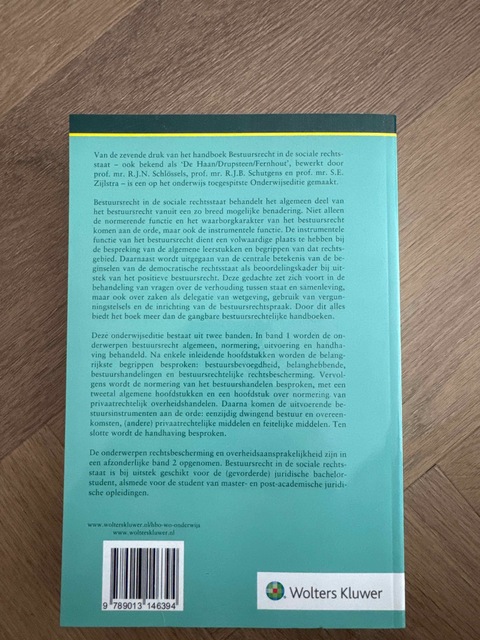 9789013146394-Onderwijseditie-Bestuursrecht-in-de-sociale-rechtsstaat-2.-Rechtsbescherming-Overheidsaansprakelijkheid