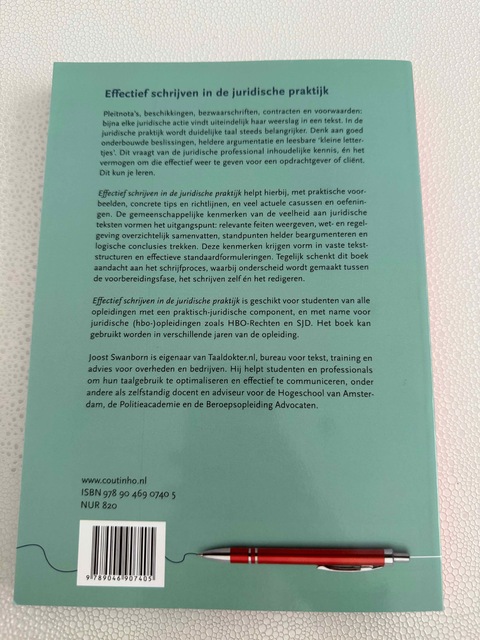 9789046907405-Effectief-schrijven-in-de-juridische-praktijk