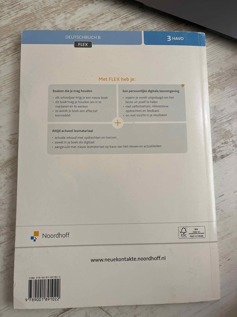 9789001891022-Neue-Kontakte-3-havo-ab-Deutschbuch