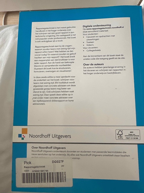 9789001881788-Rapportagetechniek