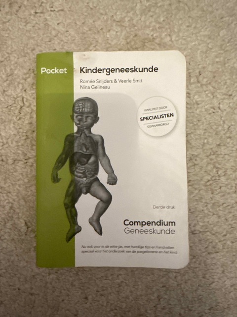 9789083015392-Pocketversie-Compendium-Geneeskunde-Kindergeneeskunde