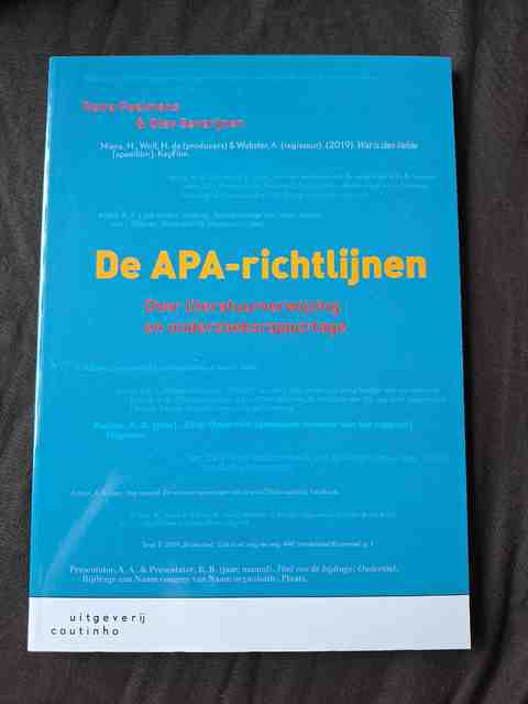 9789046907283-De-APA-richtlijnen