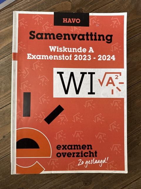 9789464381542-ExamenOverzicht-samenvatting-examenstof-havo-wiskunde-A