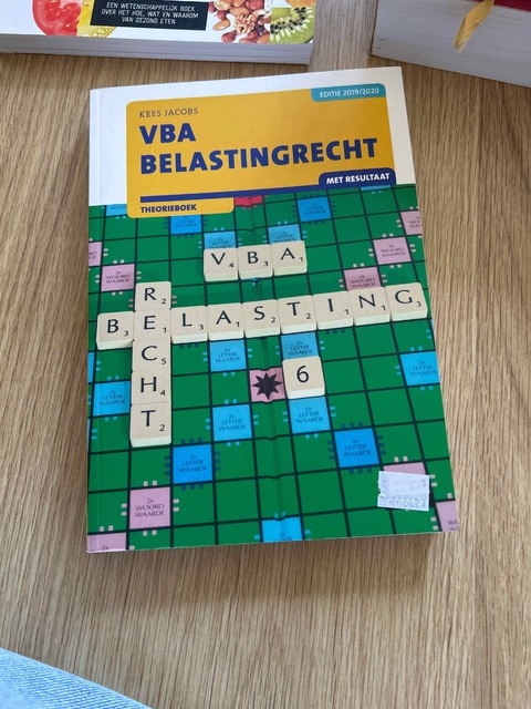 9789463171946-VBA-Belastingrecht-met-resultaat-2019-2020-Theorieboek