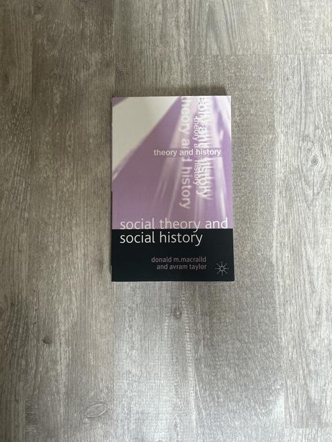 9780333947470-Social-Theory-and-Social-History