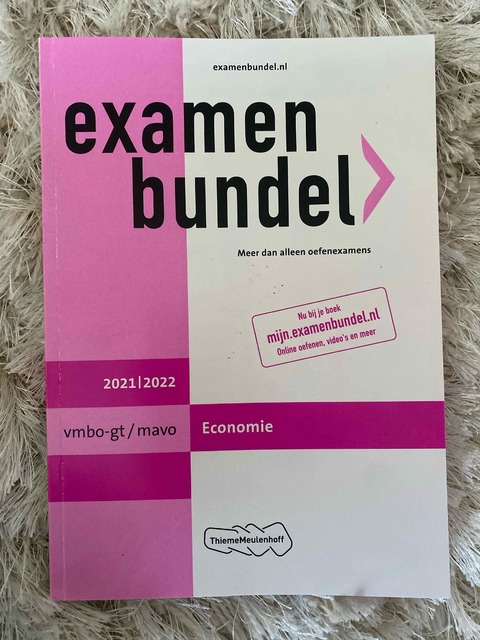 9789006491340-Examenbundel-vmbo-gtmavo-Economie-20212022