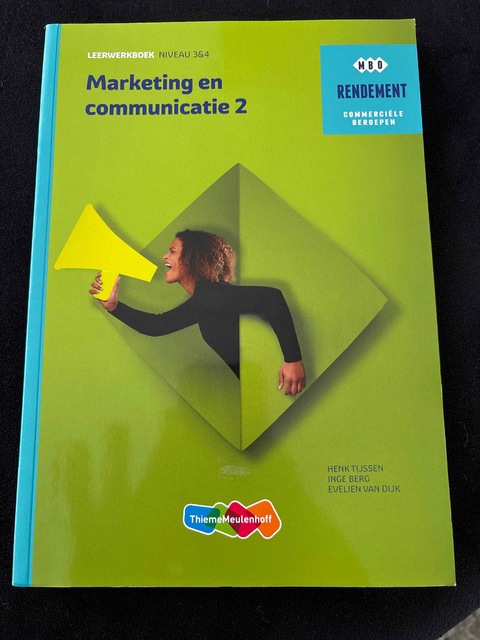 9789006372281-Marketing-communicatie-Niveau-34-deel-2-Leerwerkboek