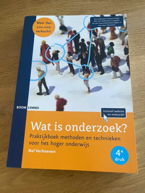 9789059316713-Wat-is-onderzoek-Methoden-en-technieken-voor-het-Hoger-Onderwijs-Praktijkboek