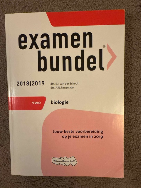 9789006429510-Examenbundel-vwo-Biologie-20182019