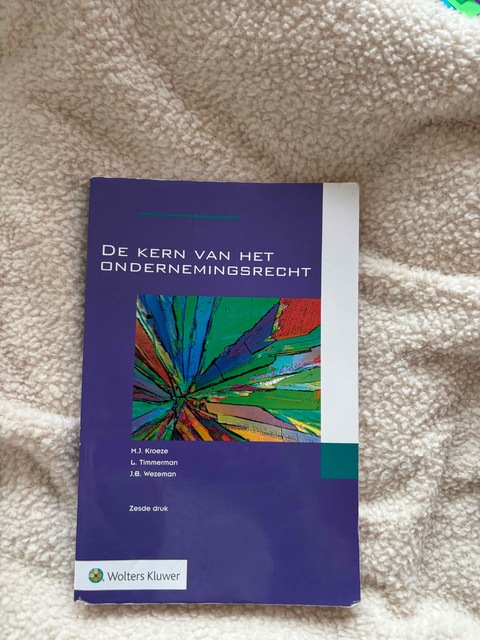 9789013164336-De-kern-van-het-ondernemingsrecht