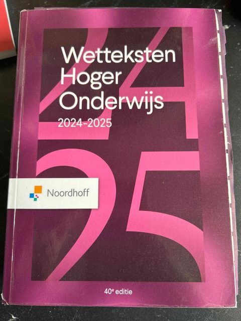 9789001045579-Wetteksten-Hoger-Onderwijs-2024-2025
