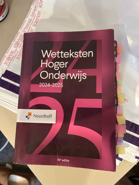 9789001045579-Wetteksten-Hoger-Onderwijs-2024-2025