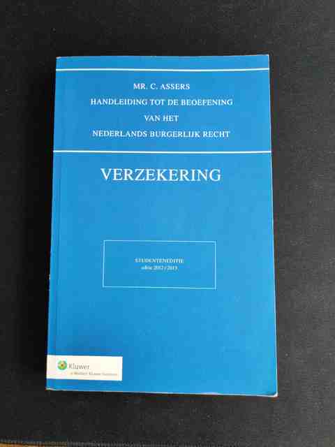 9789013110333-Asser-7-IX-Verzekering--Studenteneditie