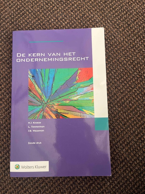 9789013164336-De-kern-van-het-ondernemingsrecht