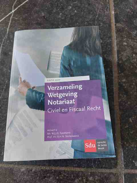 9789012399418-Verzameling-wetgeving-notariaat-Editie-2017