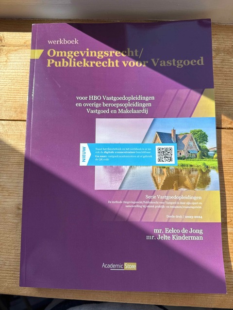 9789083285931-Werkboek-Omgevingsrechtpubliekrecht-voor-vastgoed-