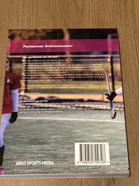 9789054724728-Het-sportbeleid-voor-het-hbo
