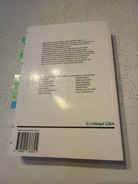 9789492766625-Jurisprudentie-Staats-en-bestuursrecht-1849-2019