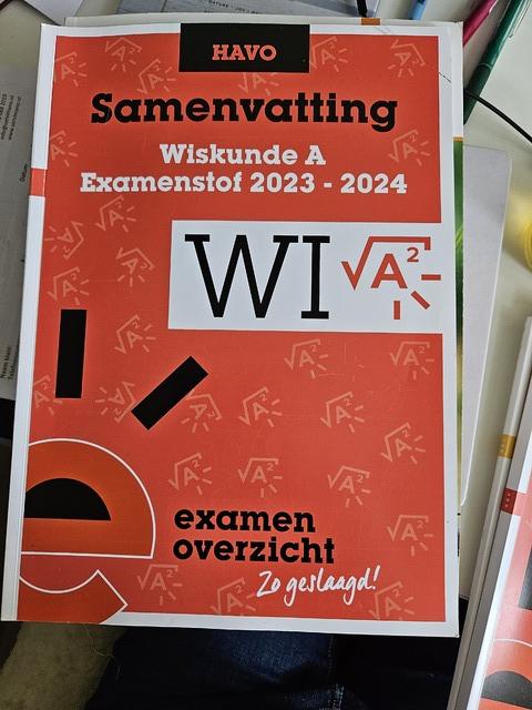 9789464381542-ExamenOverzicht-samenvatting-examenstof-havo-wiskunde-A