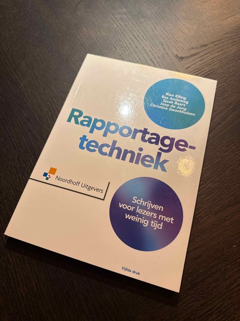 9789001841744-Rapportagetechniek