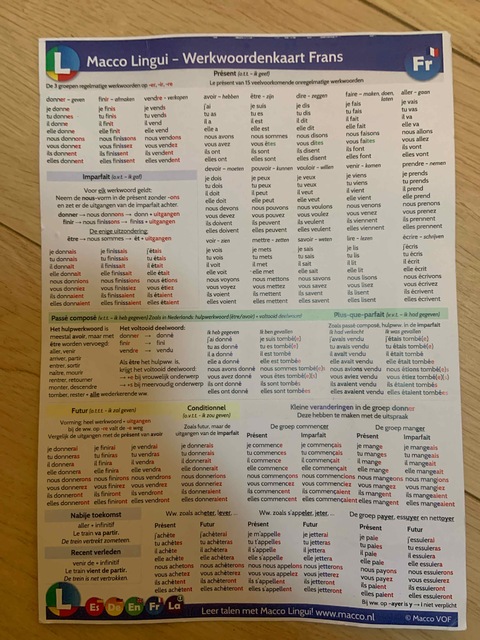 9789051981100-Macco-Lingui--Werkwoordenkaart-Frans
