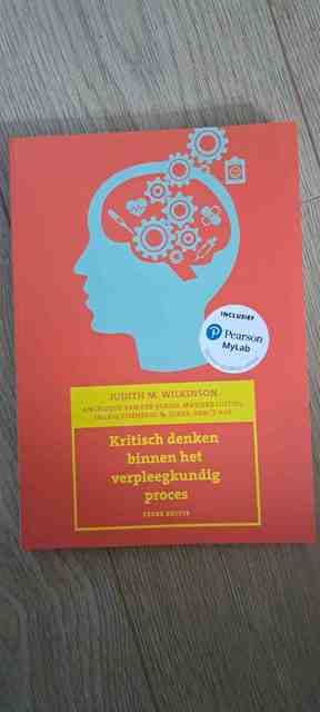 9789043037105-Kritisch-denken-binnen-het-verpleegkundig-proces-6e-editie-met-MyLab-NL-toegangscode
