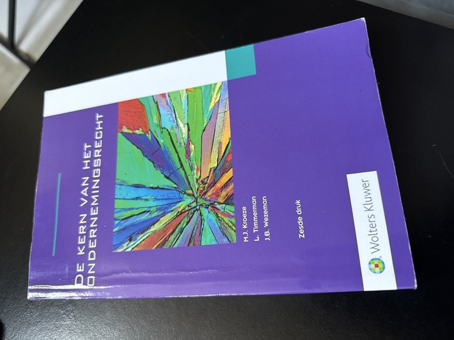 9789013164336-De-kern-van-het-ondernemingsrecht