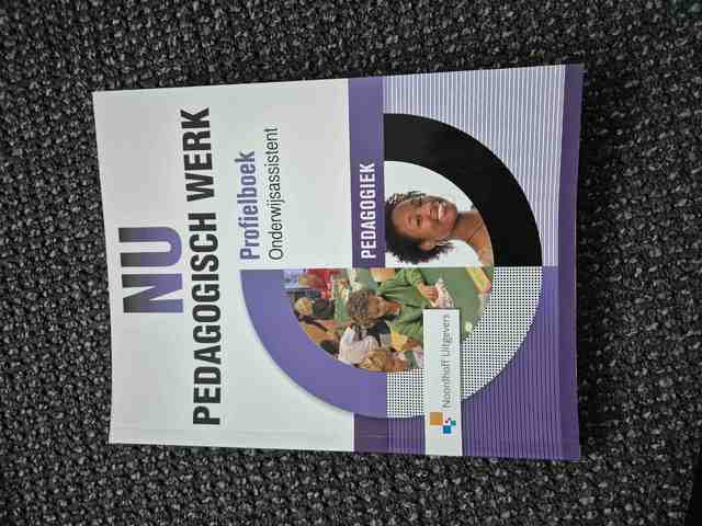 9789001881450-Nu-Pedagogisch-Werk-Onderwijsassistent-Pedagogiek-Online