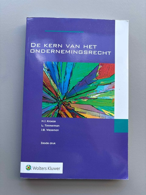 9789013164336-De-kern-van-het-ondernemingsrecht