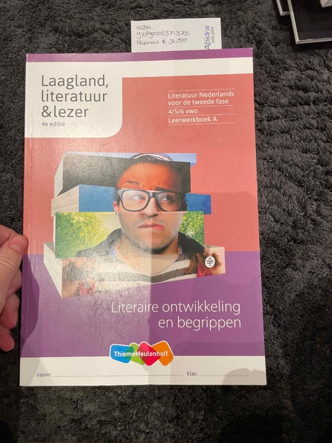 9789006371376-Laagland-literatuur-lezer-456-vwo-Leerwerkboek-A