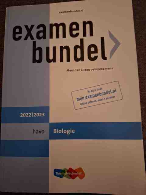 9789006639599-Examenbundel-havo-Biologie-20222023