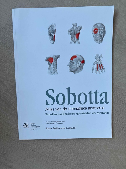 9789031390748-Sobotta-Tabellen-over-spieren-gewrichten-en-zenuwen