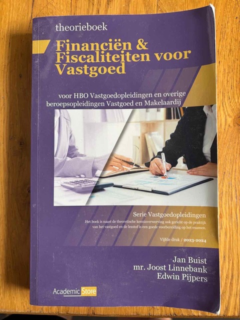 9789083285986-Theorieboek-Fanancien-Fiscaliteiten-voor-Vasgoed