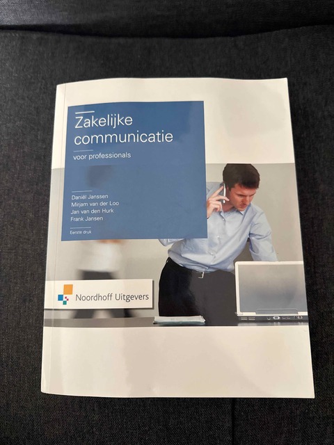 9789001813208-Zakelijke-communicatie-voor-professionals