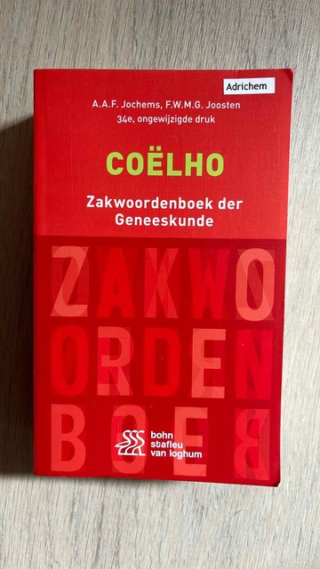 9789036824965-Coelho-Zakwoordenboek-der-Geneeskunde