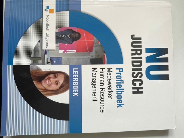 9789001861650-NU-Juridisch-Profielboek-Medewerker-Human-Resource-Management-Leerboek