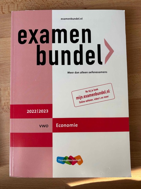 9789006639933-Examenbundel-vwo-Economie-20222023