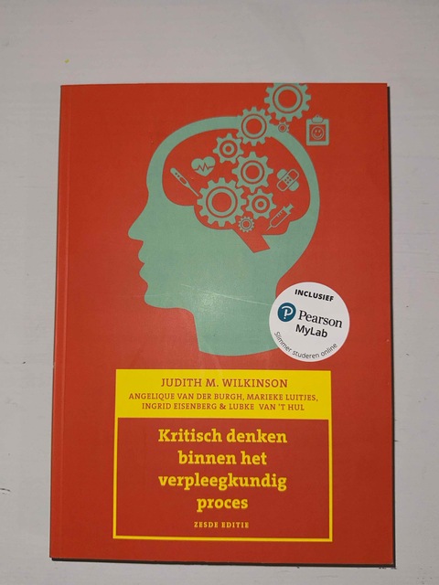 9789043037105-Kritisch-denken-binnen-het-verpleegkundig-proces-6e-editie-met-MyLab-NL-toegangscode