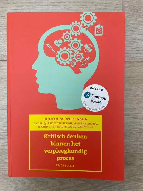 9789043037105-Kritisch-denken-binnen-het-verpleegkundig-proces-6e-editie-met-MyLab-NL-toegangscode