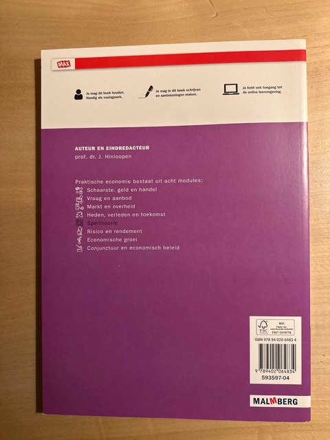 9789402064834-Praktische-Economie--MAX-5-Speltheorie-leerjaar-456-vwo