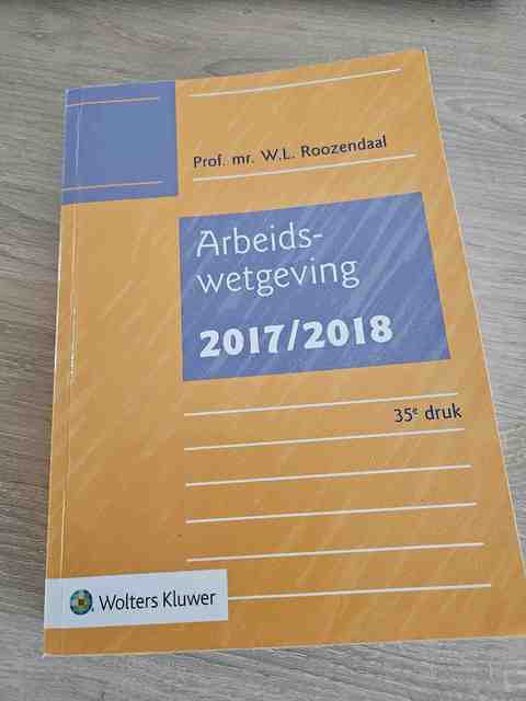 9789013140514-Arbeidswetgeving-20172018