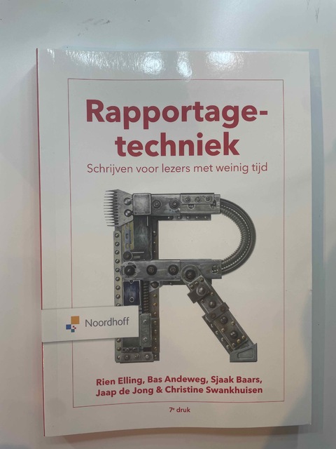 9789001078560-Rapportagetechniek