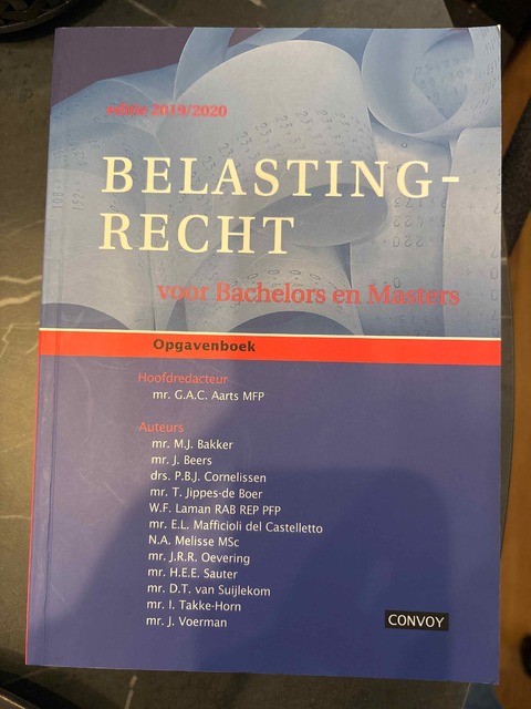 9789463171694-Belastingrecht-Bachelors-Masters-2019-2020