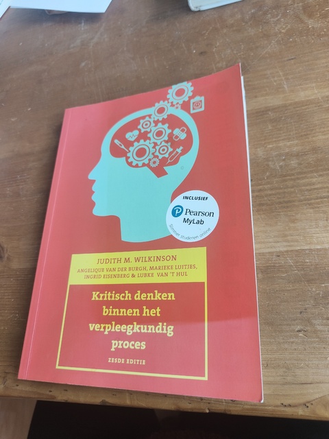 9789043037105-Kritisch-denken-binnen-het-verpleegkundig-proces-6e-editie-met-MyLab-NL-toegangscode