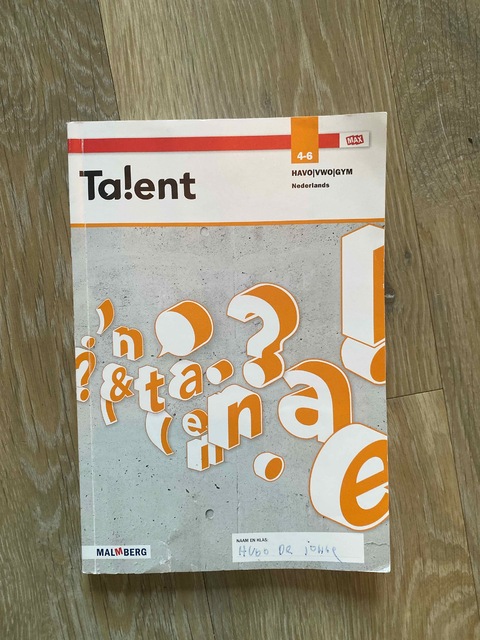 9789402069549-Talent-MAX-Havovwogym-4-6-Nederlands