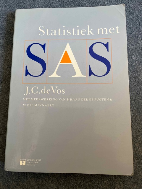 9789052610245-Statistiek-met-SAS