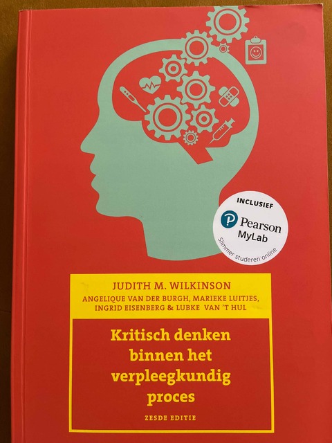 9789043037105-Kritisch-denken-binnen-het-verpleegkundig-proces-6e-editie-met-MyLab-NL-toegangscode