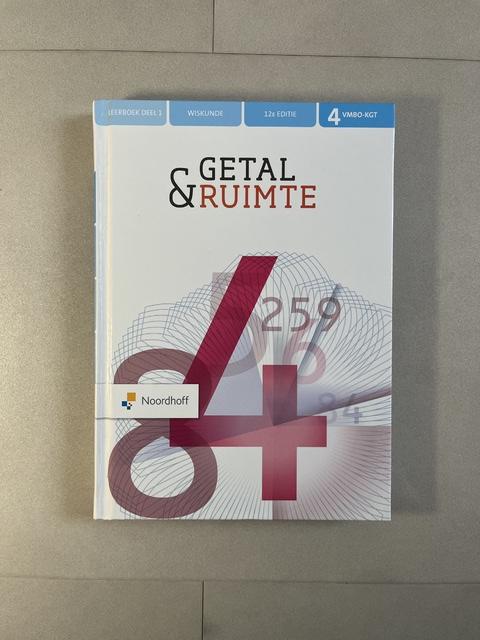 9789001893262-Getal-Ruimte-4-vmbo-KGT-leerboek-deel-1